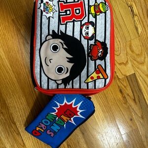 Ryan’s world lunchbox and pencil pouch